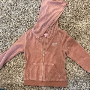 Juicy Couture Kids Dusty Pink Hoodie